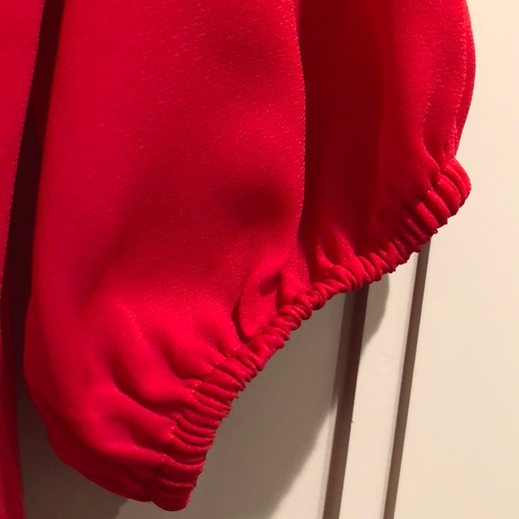 Express Red Blouse - Picture 5 of 5